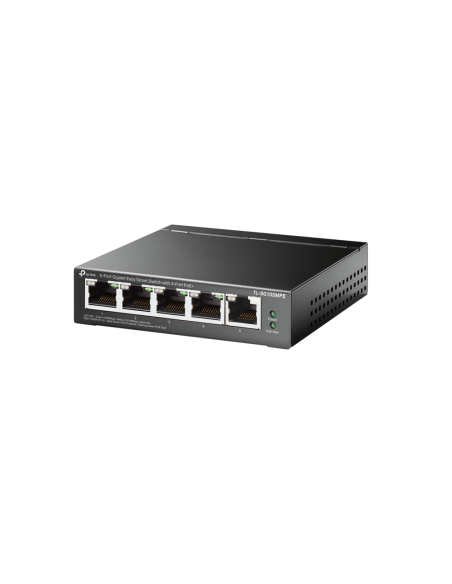 TP-Link TL-SG105MPE switch L2 Gigabit Ethernet (10/100/1000) Energía sobre Ethernet (PoE) Negro