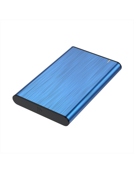 AISENS Caja Externa 2,5" ASE-2525BLU 9.5mm SATA a USB 3.0/USB3.1 Gen1, Azul