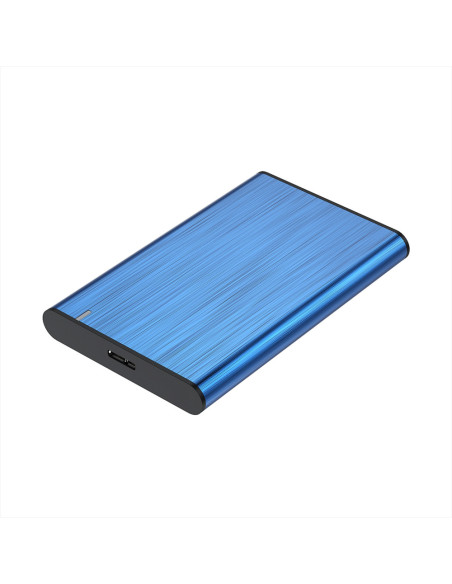 AISENS Caja Externa 2,5" ASE-2525BLU 9.5mm SATA a USB 3.0/USB3.1 Gen1, Azul
