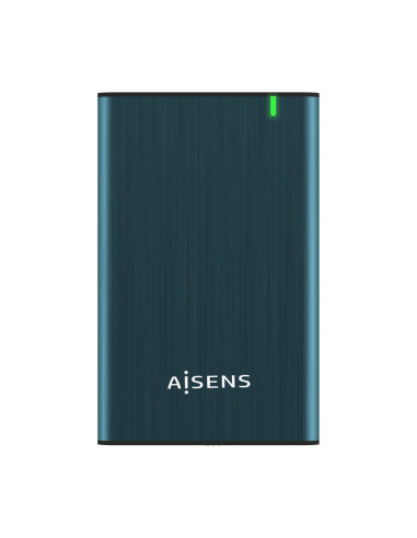 AISENS Caja Externa 2.5" ASE-2525PB 9.5 mm SATA A USB 3.0/USB 3.1 Gen1, Azul Pacifico