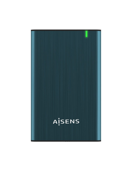 AISENS Caja Externa 2.5" ASE-2525PB 9.5 mm SATA A USB 3.0/USB 3.1 Gen1, Azul Pacifico