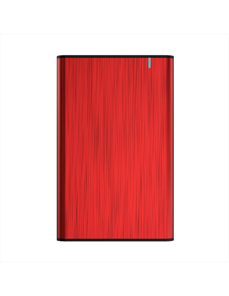 AISENS Caja Externa 2,5" ASE-2525RED 9.5mm SATA a USB 3.0/USB3.1 Gen1, Rojo