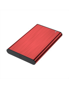 AISENS Caja Externa 2,5" ASE-2525RED 9.5mm SATA a USB 3.0/USB3.1 Gen1, Rojo 2