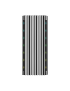 AISENS Caja Externa M.2 RGB Gaming ASM2-RGB011GR SATA/NVMe A USB3.1 Gen2, Gris 2