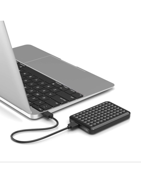 AISENS Caja Externa 2,5? 9.5mm SATA a USB3.0/USB3.1 Gen1, Negra