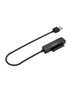 AISENS Adaptador SATA a USB-A USB3.0/USB3.1 Gen1 para Discos Duros 2.5?, Negro 2