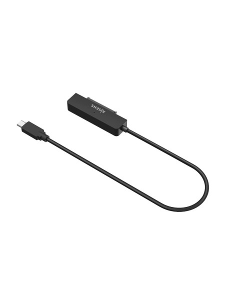 AISENS Adaptador SATA a USB-C USB3.0/USB3.1 Gen1 para Discos Duros 2.5?, Negro
