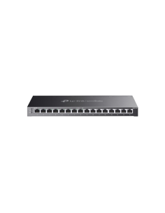 TP-Link Omada SG2016P switch Gestionado L2/L2+ Gigabit Ethernet (10/100/1000) Energía sobre Ethernet (PoE) Negro