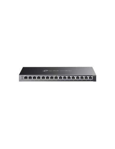 TP-Link Omada SG2016P switch Gestionado L2/L2+ Gigabit Ethernet (10/100/1000) Energía sobre Ethernet (PoE) Negro