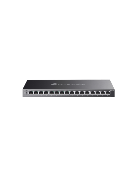 TP-Link Omada SG2016P switch Gestionado L2/L2+ Gigabit Ethernet (10/100/1000) Energía sobre Ethernet (PoE) Negro