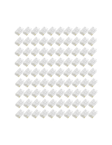 AISENS Conector RJ45 8 Hilos CAT.6 AWG24 (100 UDS)