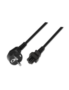 AISENS A132-0172 cable de transmisión Negro 1,5 m CEE7/7 C5 acoplador