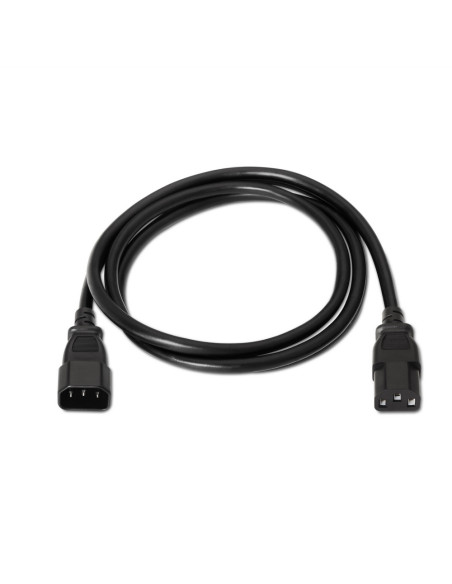 AISENS A132-0171 cable de transmisión Negro 1,5 m C13 acoplador C14 acoplador