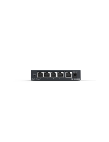 Ruijie Networks RG-ES105GD switch No administrado Gigabit Ethernet (10/100/1000) Negro